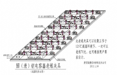 带漏电流检测功能固（液）态钽电容器老炼夹具简介